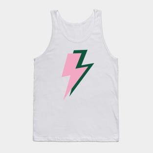 Pink and Green Lightning Tank Top